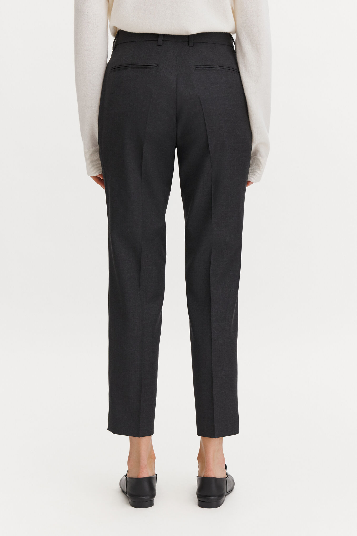 Emma Cropped Cool Wool Trousers